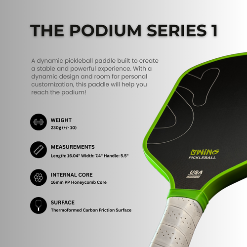 Swing Podium Series 1 paddle, additional product angle