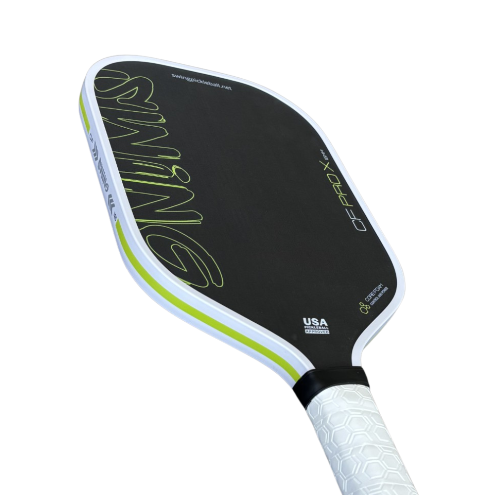 Swing CF Pro X paddle grip and handle detail